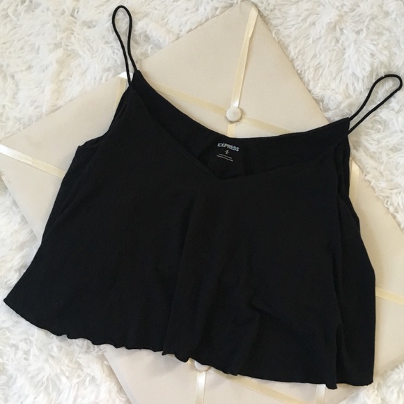 Express Tops - Flowy Crop Top